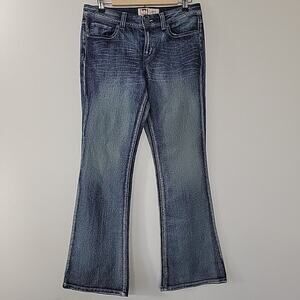 LEI Sophia Hipster Flare Jeans Women’s Size 11 Regular Medium Wash